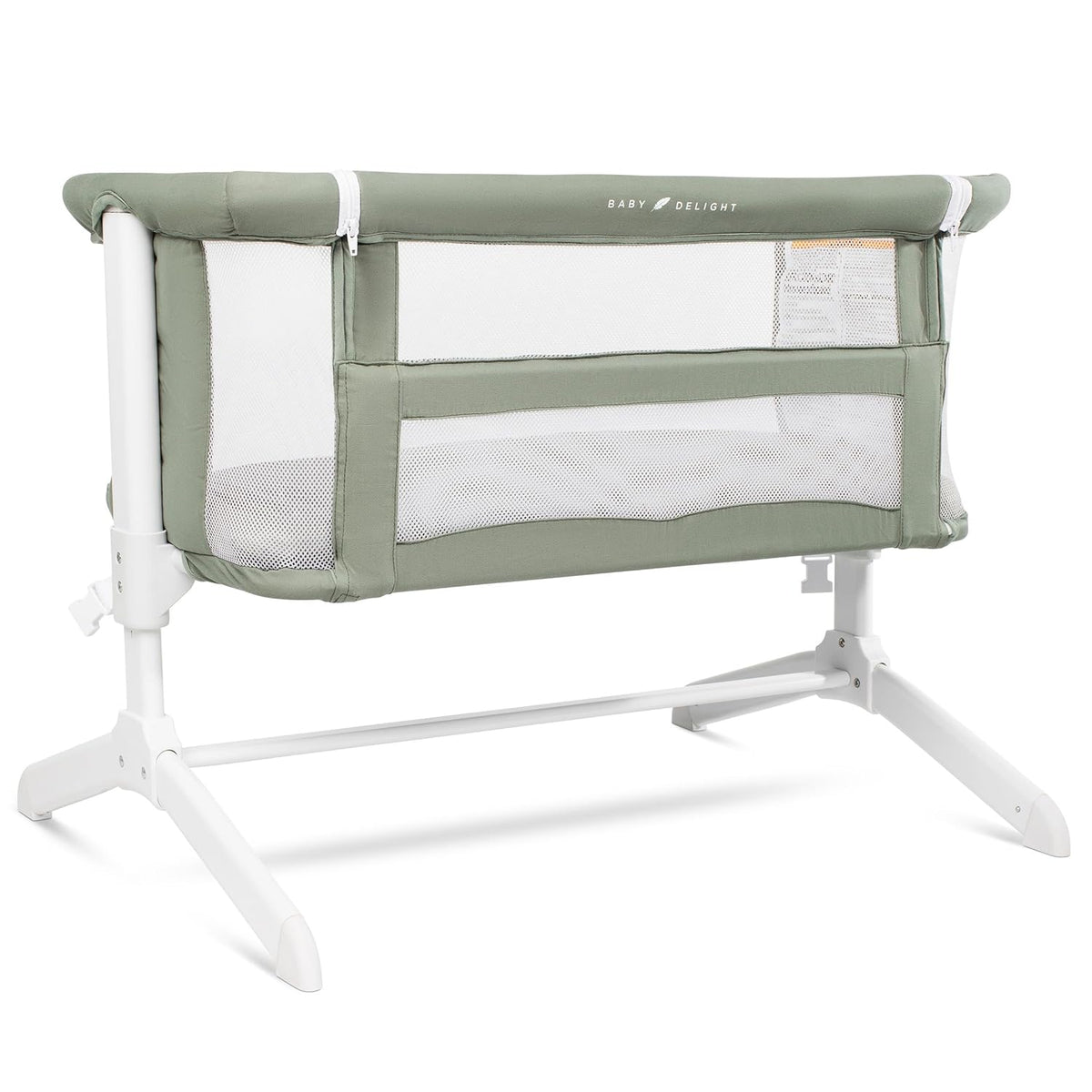 Baby Delight Beside Me Serenity Bassinet & Bedside Sleeper (Organic Sage) - Kidsy