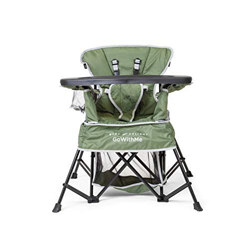 Baby Delight Go with Me Venture Portable Chair (Moss Bud Green) - Kidsy