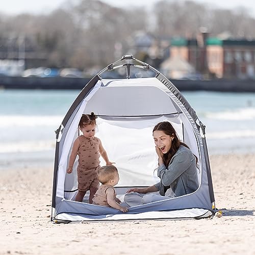 Baby Delight Go with Me Villa Portable Tent and Playard (Elephant Grey) - Kidsy