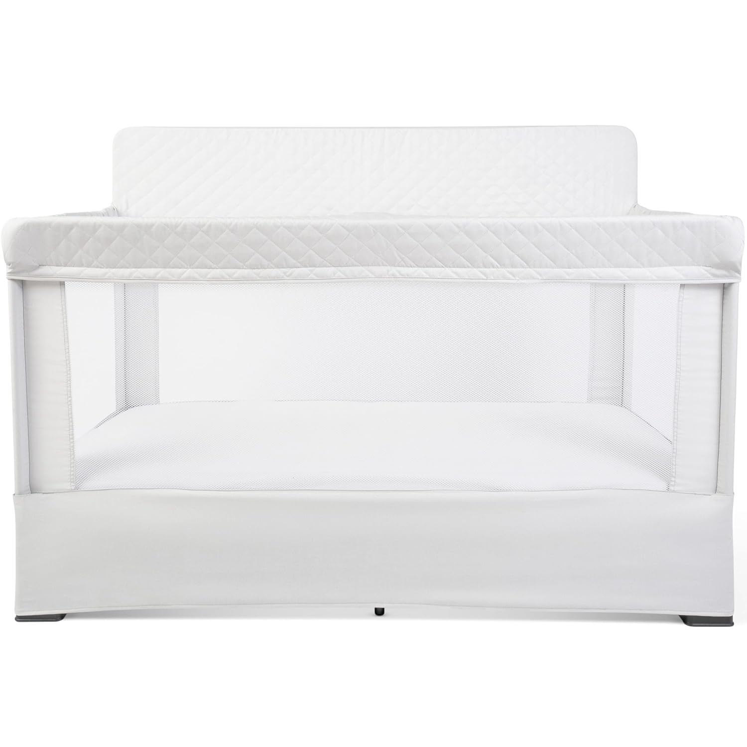 Baby Delight Lunaire Full Size Crib (Driftwood Grey) - Kidsy