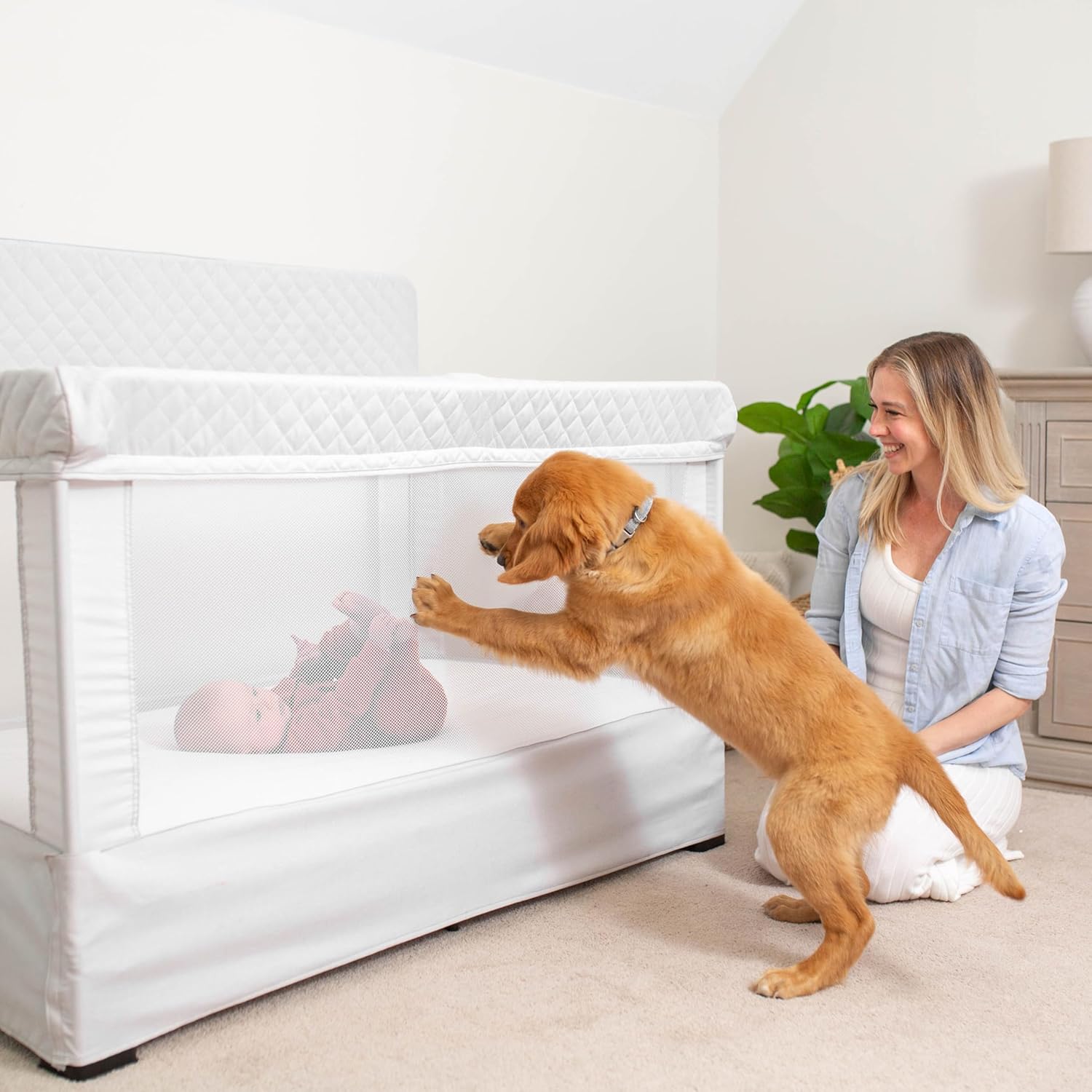 Baby Delight Lunaire Full Size Crib (Driftwood Grey) - Kidsy