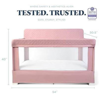 Baby Delight Lunaire Full Size Crib (Organic Rose) - Kidsy