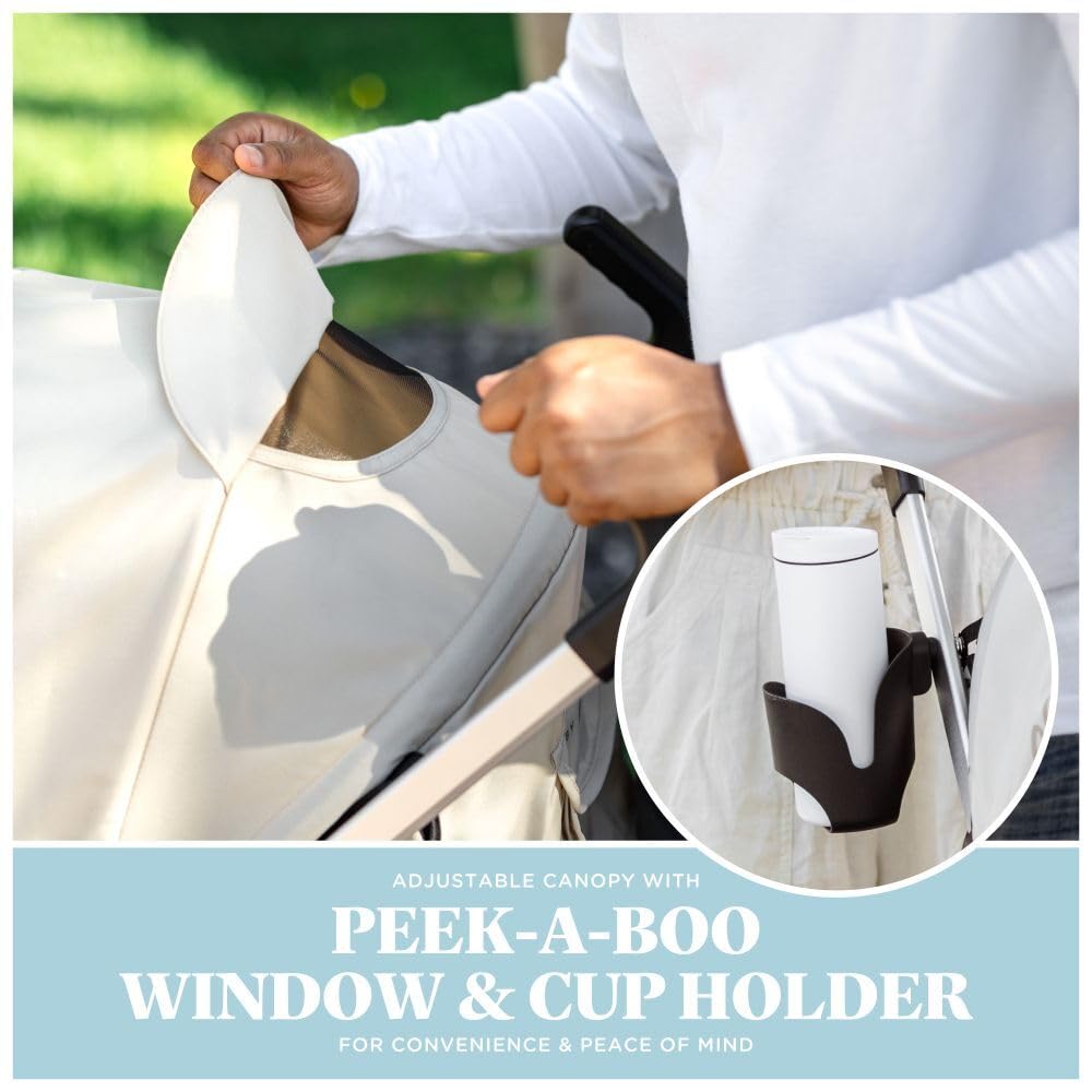 Baby Delight Swerve Stroller (Tan) - Kidsy