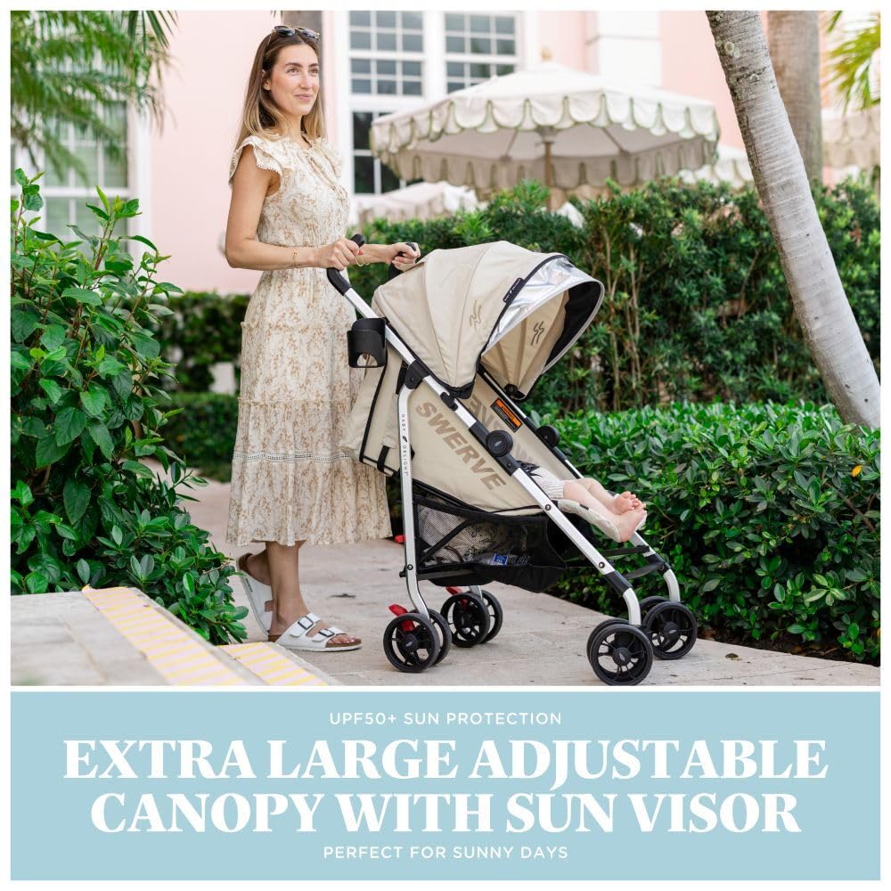 Baby Delight Swerve Stroller (Tan) - Kidsy