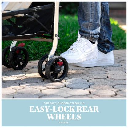 Baby Delight Swerve Stroller (Tan) - Kidsy