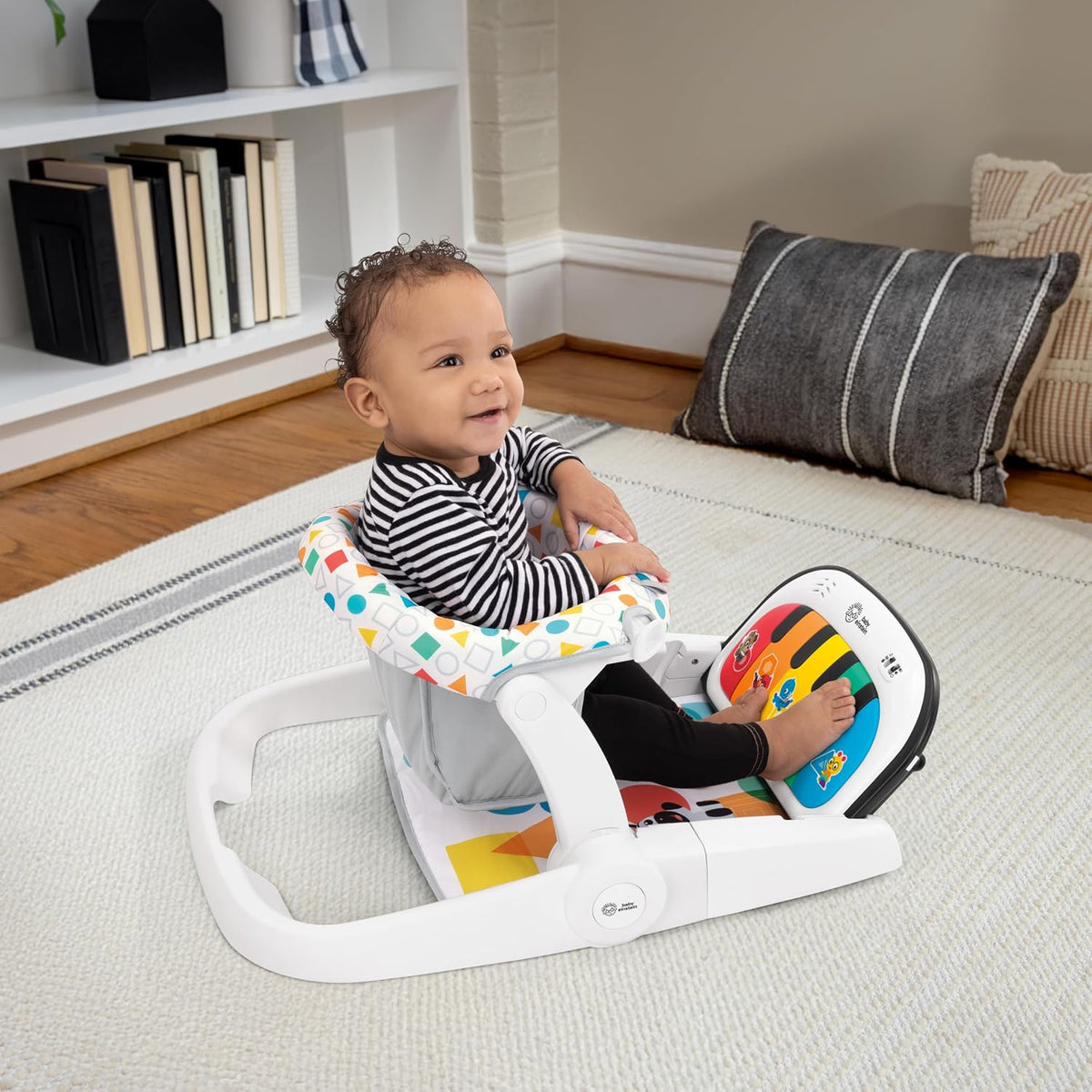 Baby Einstein 4-in-1 Kickin' Tunes Learn-to-Sit Floor Seat with Kick Piano - Kidsy