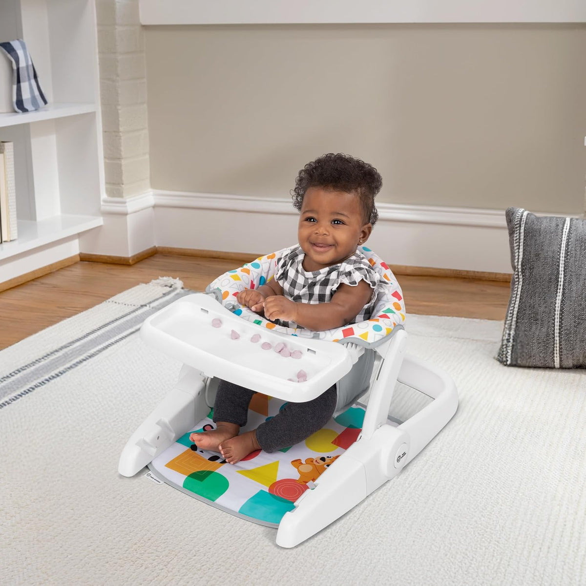 Baby Einstein 4-in-1 Kickin' Tunes Learn-to-Sit Floor Seat with Kick Piano - Kidsy