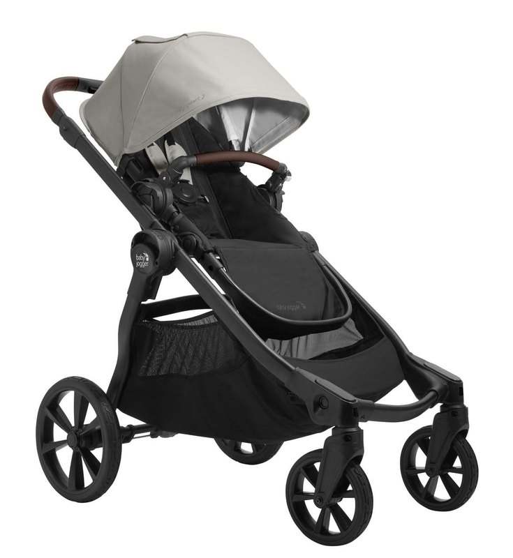 Baby Jogger Baby City Select 2 Eco Collection Stroller (Frosted Ivory) - Kidsy