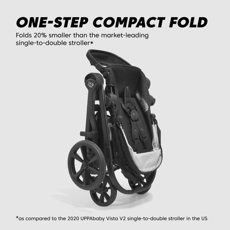 Baby Jogger Baby City Select 2 Eco Collection Stroller (Lunar Black) - Kidsy