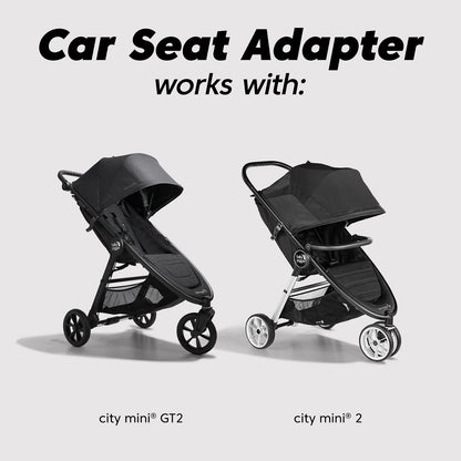 Baby Jogger Car Seat Adapter for City Mini GT2 Strollers and Chicco Infant Car Seats (Black) - Kidsy