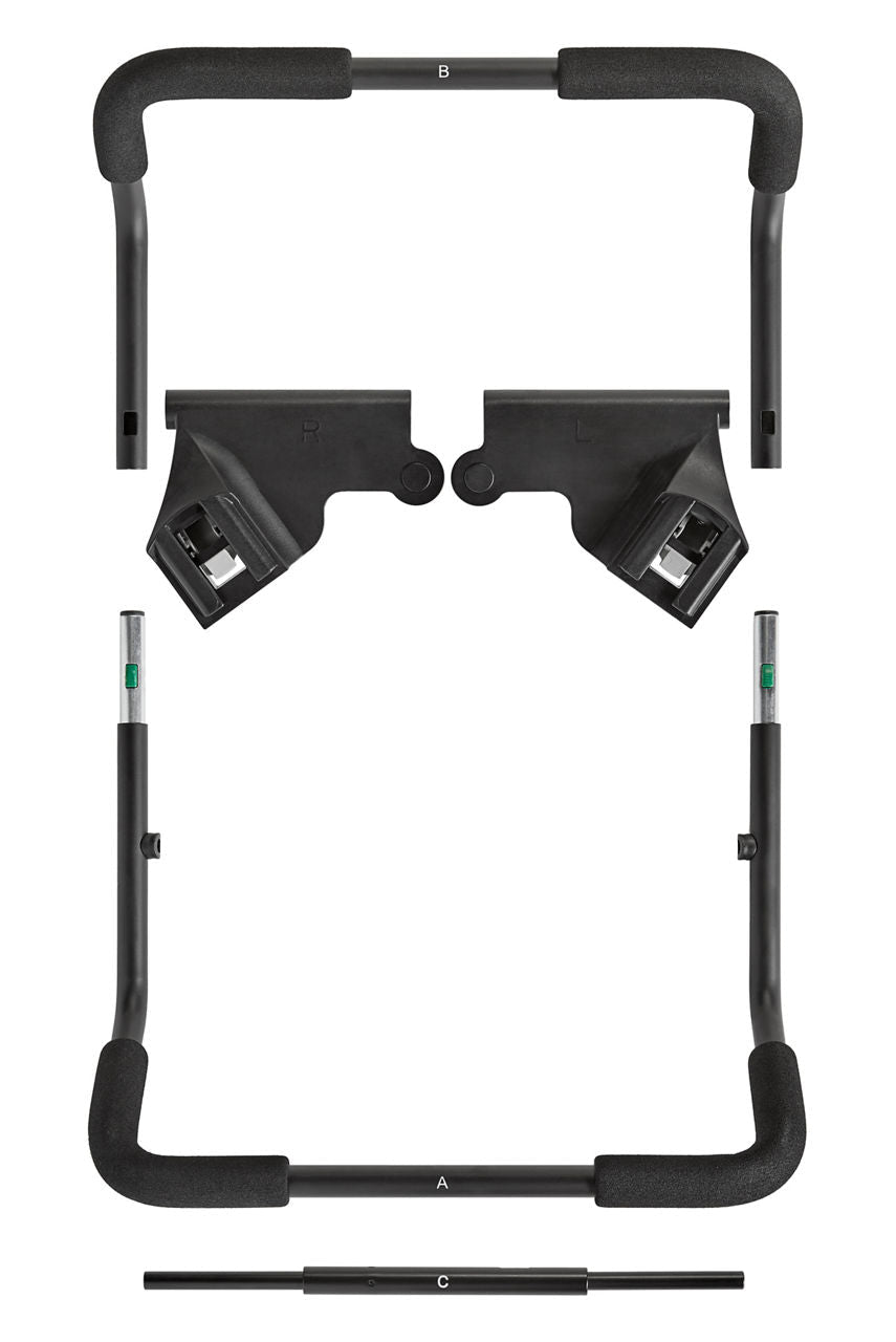 Baby Jogger Car Seat Adapter for City Mini GT2 Strollers and Chicco Infant Car Seats (Black) - Kidsy