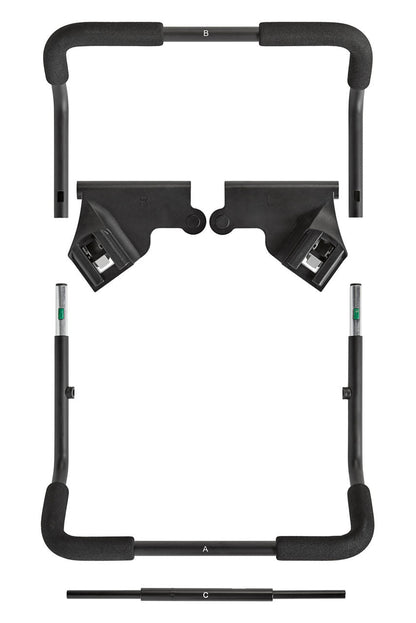 Baby Jogger Car Seat Adapter for City Mini GT2 Strollers and Chicco Infant Car Seats (Black) - Kidsy