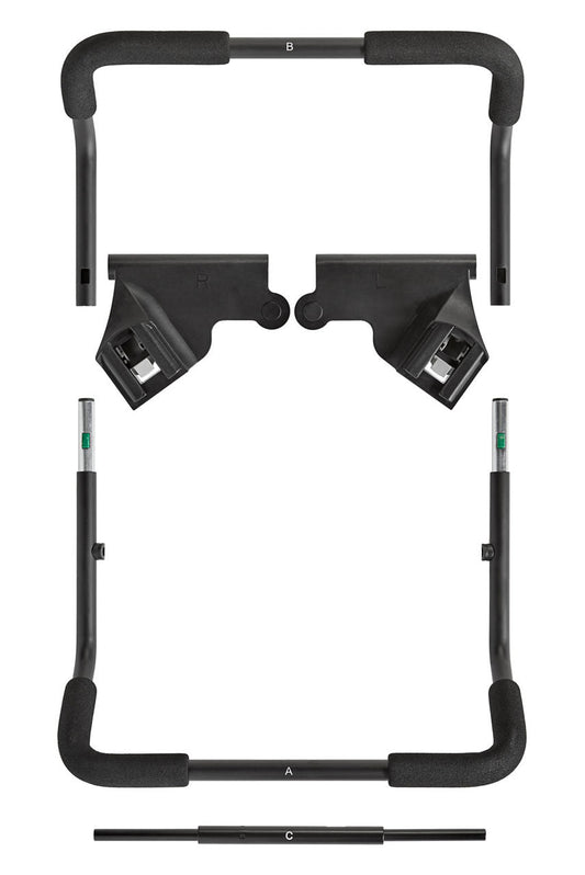 Baby Jogger Car Seat Adapter for City Mini GT2 Strollers and Chicco Infant Car Seats (Black) - Kidsy