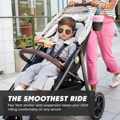 Baby Jogger City Mini Air Lightweight Stroller (Frosted Ivory) - Kidsy