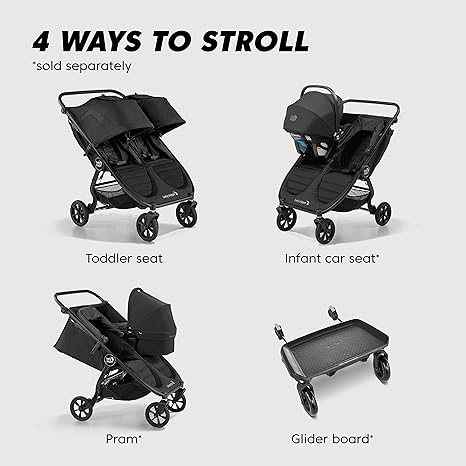 Baby Jogger City Mini GT2 All - Terrain Double Stroller (Pike) - Kidsy