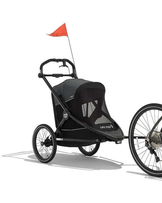 Baby Jogger City Prix Stroller & Bike Trailer Bundle (Ambition Black) - Kidsy