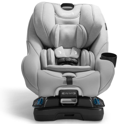 Baby Jogger City Turn Rotating Convertible Car Seat (Paloma Greige) - Kidsy