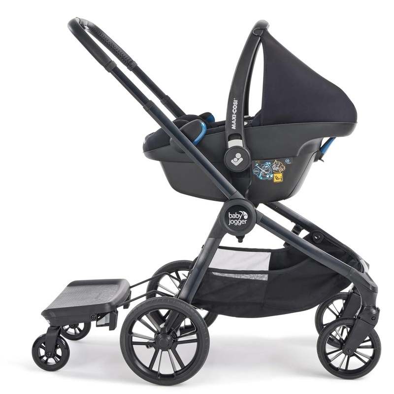Baby Jogger Glider Board for City Mini 2, City Mini 2, Double GT2, GT2 Double Select, and Select LUX Strollers (Black) - Kidsy