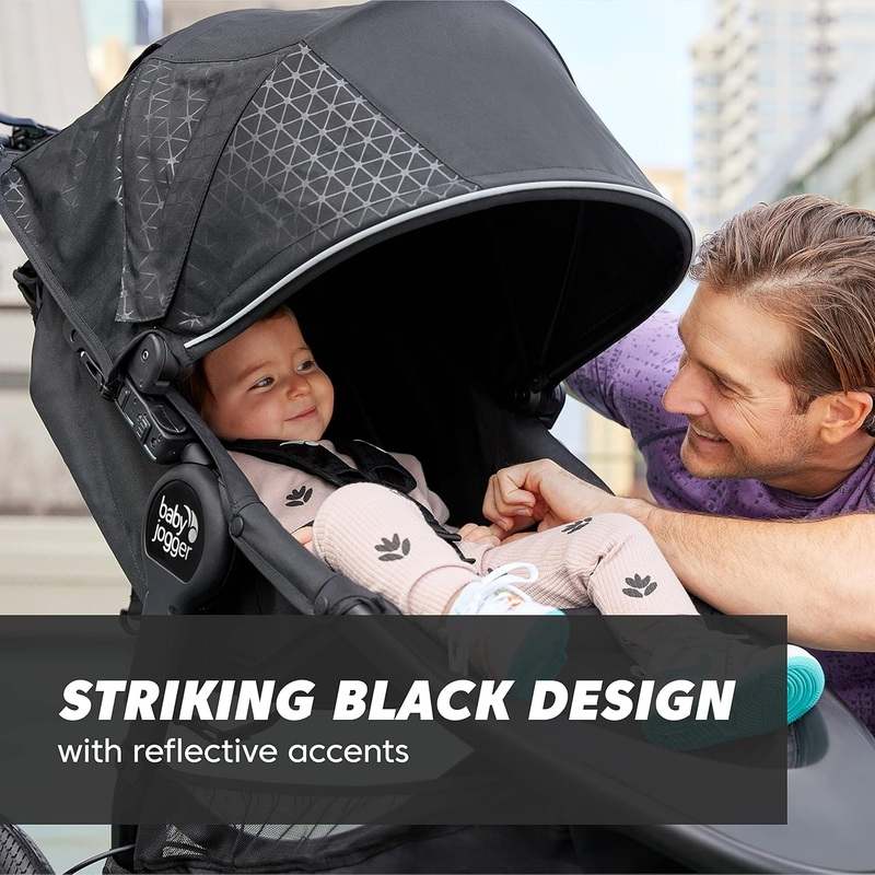Baby Jogger Summit X3 3 - Wheel Jogging Stroller (Single, Midnight Black) - Kidsy