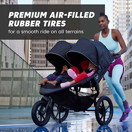 Baby Jogger Summit X3 Double Stroller (Black) - Kidsy