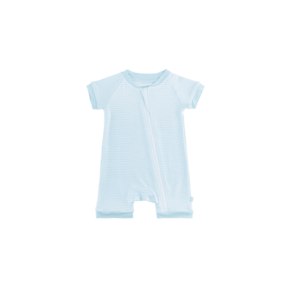 Baby Short - Sleeve Bamboo Romper - Kidsy