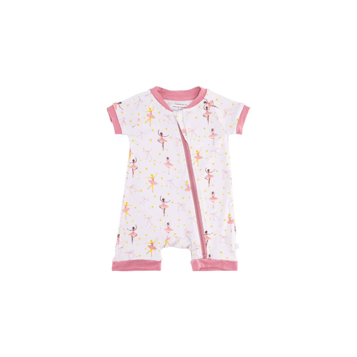 Baby Short - Sleeve Bamboo Romper - Kidsy