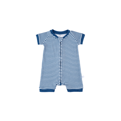 Baby Short - Sleeve Bamboo Romper - Kidsy