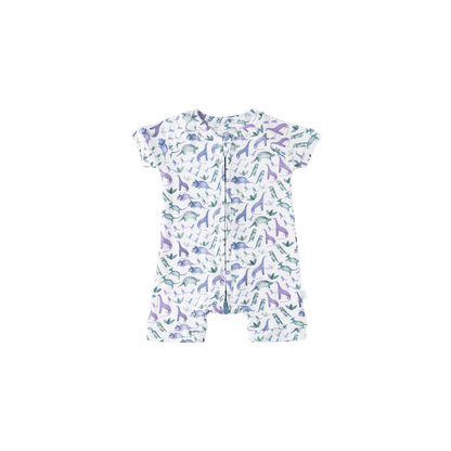 Baby Short - Sleeve Bamboo Romper - Kidsy