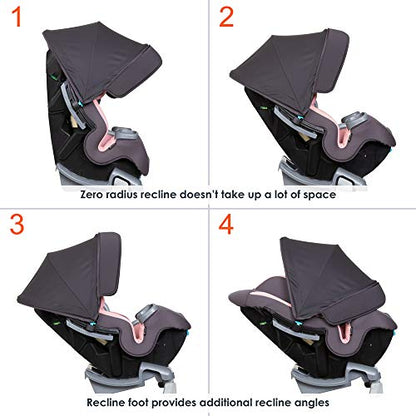 Baby Trend Cover Me 4 - in - 1 Convertible Car Seat (Quartz Pink) - Kidsy