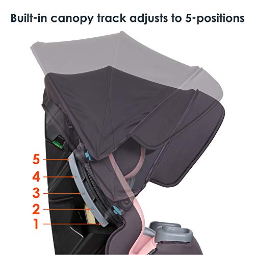 Baby Trend Cover Me 4 - in - 1 Convertible Car Seat (Quartz Pink) - Kidsy