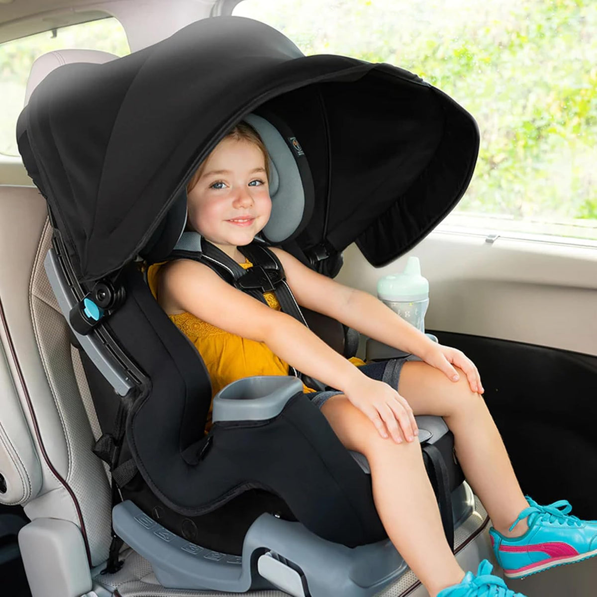 Baby Trend Cover Me 4-in-1 Infant/Toddler Convertible Car Seat (Black) - Kidsy