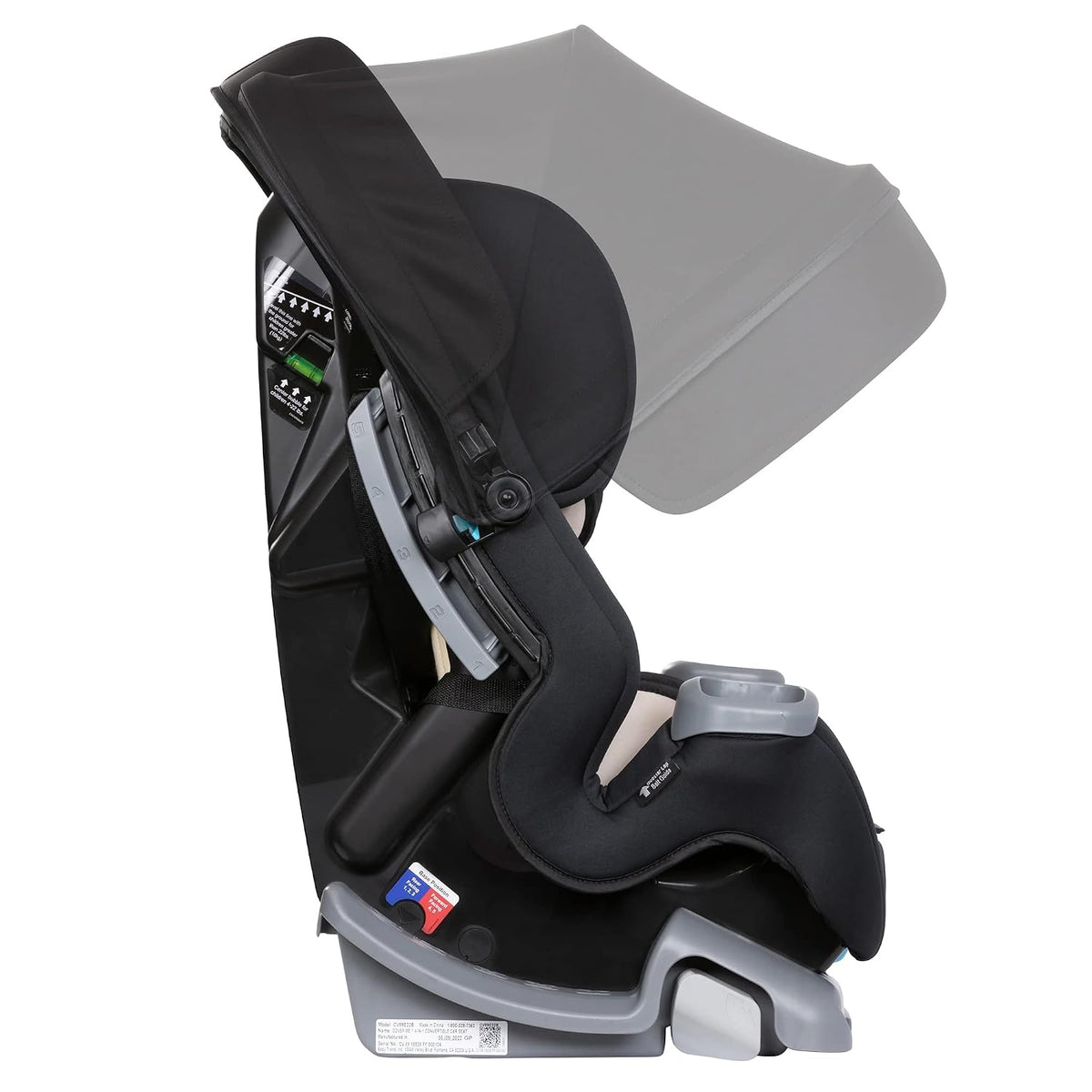 Baby Trend Cover Me 4-in-1 Infant/Toddler Convertible Car Seat (Black) - Kidsy