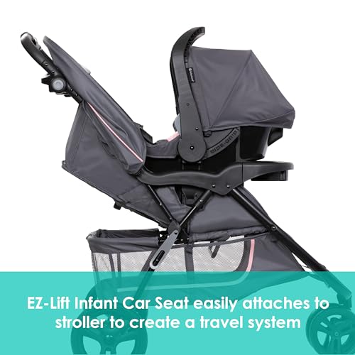 Baby Trend EZ Ride Travel System with EZ - Lift™ Infant Car Seat (Dash Pink) - Kidsy