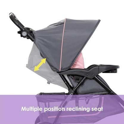 Baby Trend EZ Ride Travel System with EZ - Lift™ Infant Car Seat (Dash Pink) - Kidsy