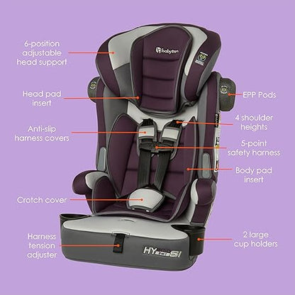 Baby Trend Hybrid SI 3 - in - 1 Booster Car Seat (Dash Plum) - Kidsy