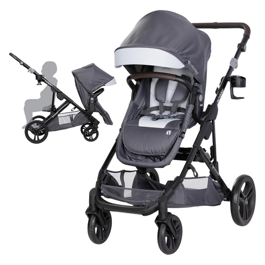 Baby Trend Morph Single to Double Modular Stroller (Dash Grey) - Kidsy