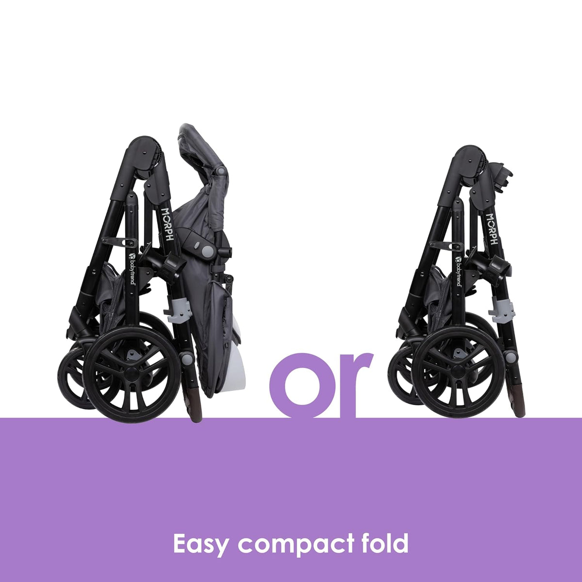 Baby Trend Morph Single to Double Modular Stroller (Dash Grey) - Kidsy