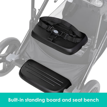 Baby Trend Morph Single to Double Modular Stroller (Dash Grey) - Kidsy