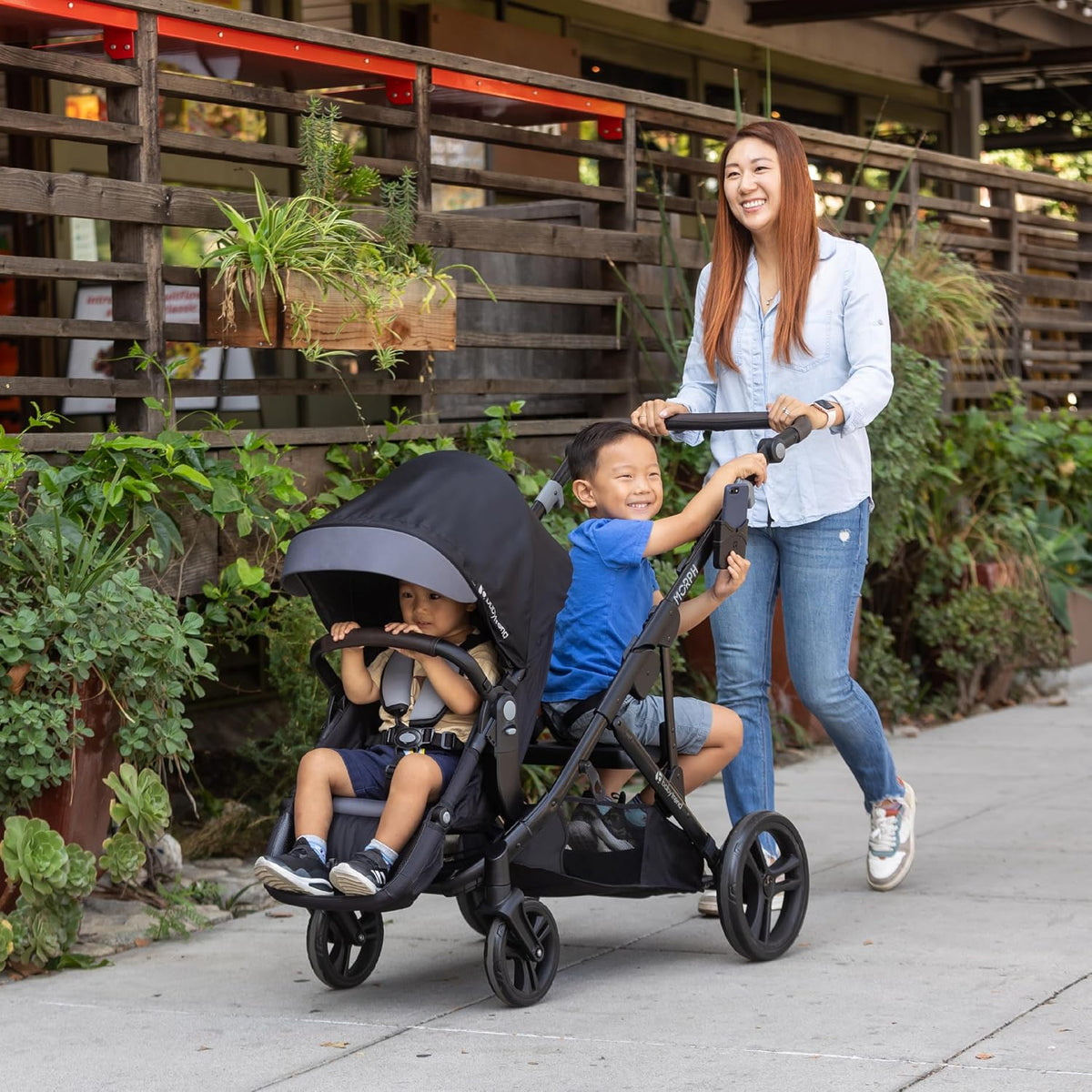 Baby Trend Morph Single to Double Modular Stroller (Dash Grey) - Kidsy