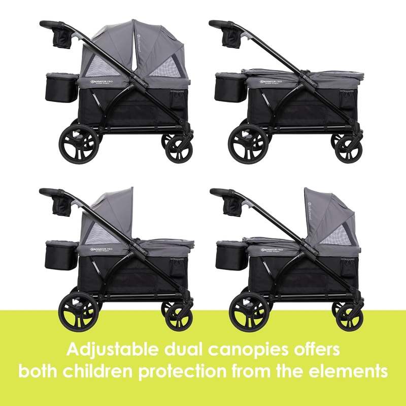 Baby Trend Navigator PRO 2 - in - 1 Stroller Wagon (Dash Sage) - Kidsy