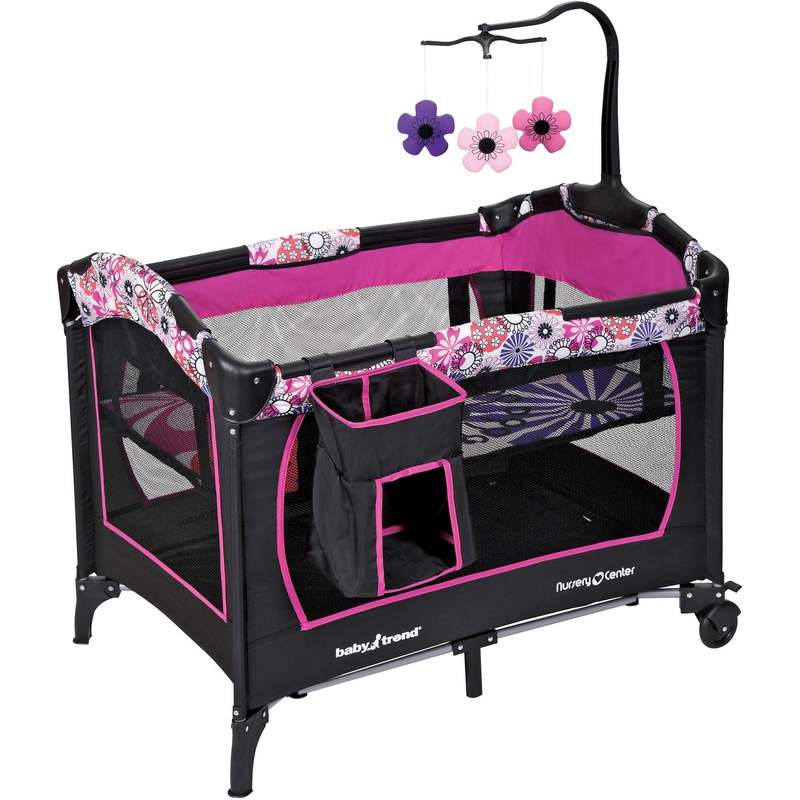 Baby Trend Nursery Center Playard (Floral Garden) - Kidsy