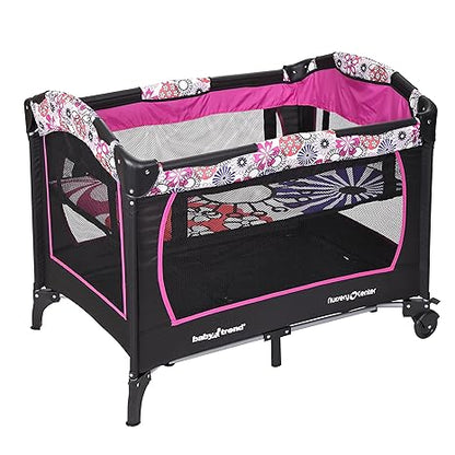Baby Trend Nursery Center Playard (Floral Garden) - Kidsy
