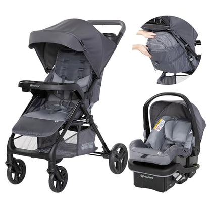 Baby Trend Passport Cargo Travel System (Grey Bamboo) - Kidsy