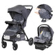 Baby Trend Passport Cargo Travel System (Grey Bamboo) - Kidsy