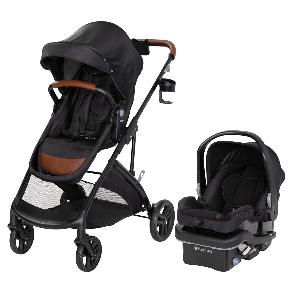 Baby Trend Passport Switch 6-in-1 Travel System (Midnight Cocoa) - Kidsy