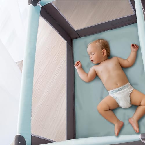 Baby Trend Portable Playard (Twinkle Blue) - Kidsy