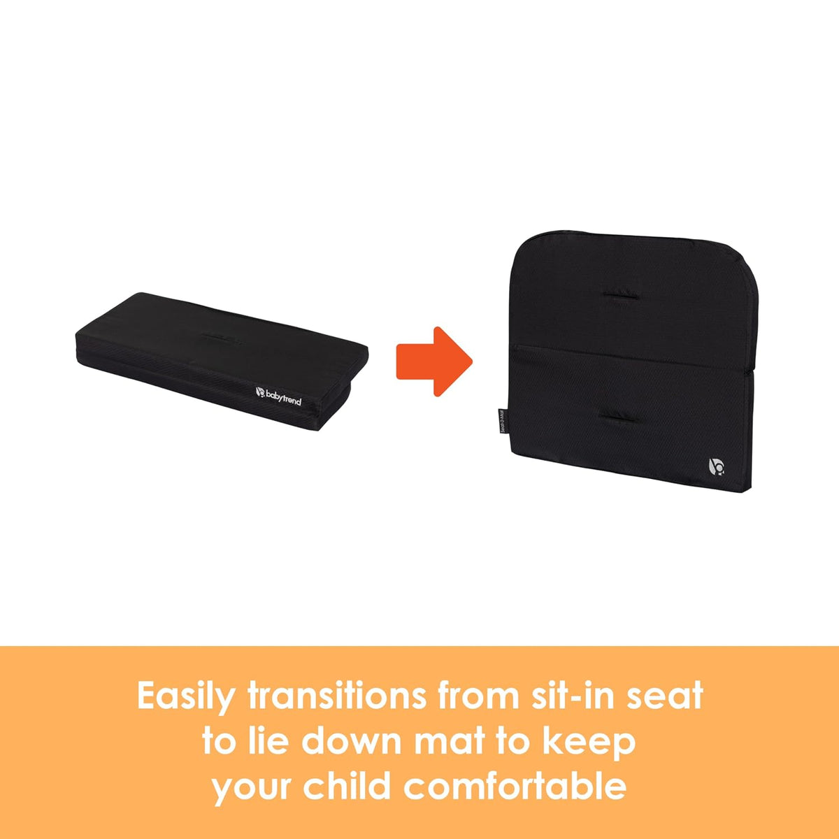 Baby Trend Seat2Mat Stroller Wagon Seat Mat (Black) - Kidsy