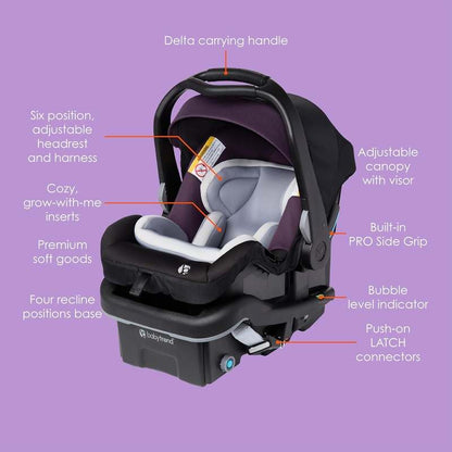 Baby Trend Secure - Lift Infant Car Seat (Dash Plum) - Kidsy