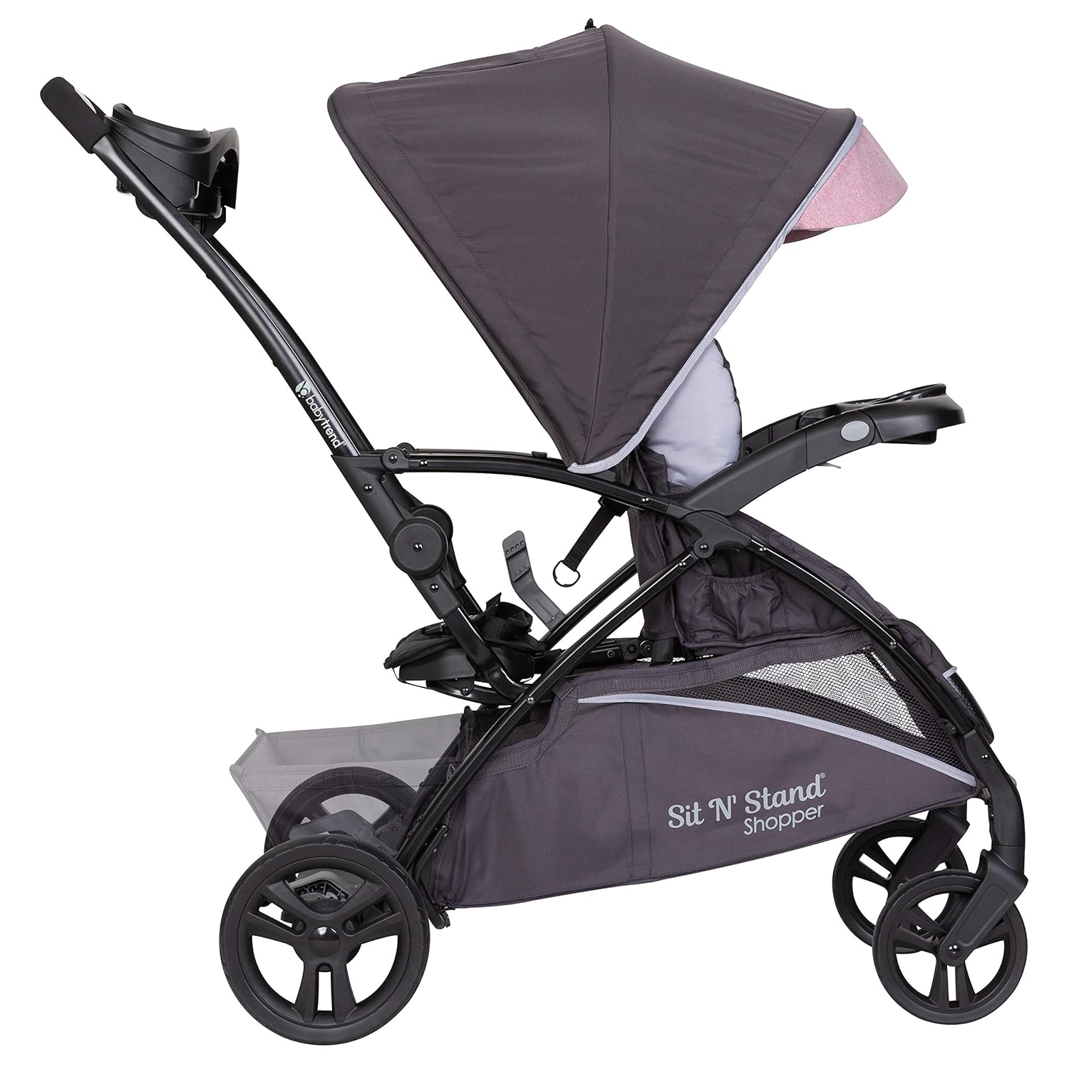 Baby Trend Sit N' Stand 5 - in - 1 Shopper Stroller (Cassis) - Kidsy