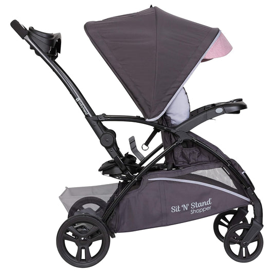 Baby Trend Sit N' Stand 5 - in - 1 Shopper Stroller (Cassis) - Kidsy